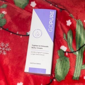 Purple and White Tighten & Smooth Belly Cream